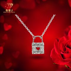Dây Chuyền LM Ổ Khoá Tim X.K-GBJ52199-Gia Bảo Jewelry