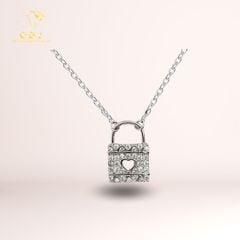 Dây Chuyền LM Ổ Khoá Tim X.K-GBJ52199-Gia Bảo Jewelry