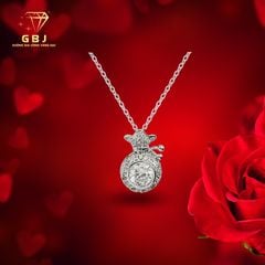 Dây Chuyền LM Túi Tiền H.ạt X.K - GBJ52200 - Gia Bảo Jewelry (Có Xi Kim)