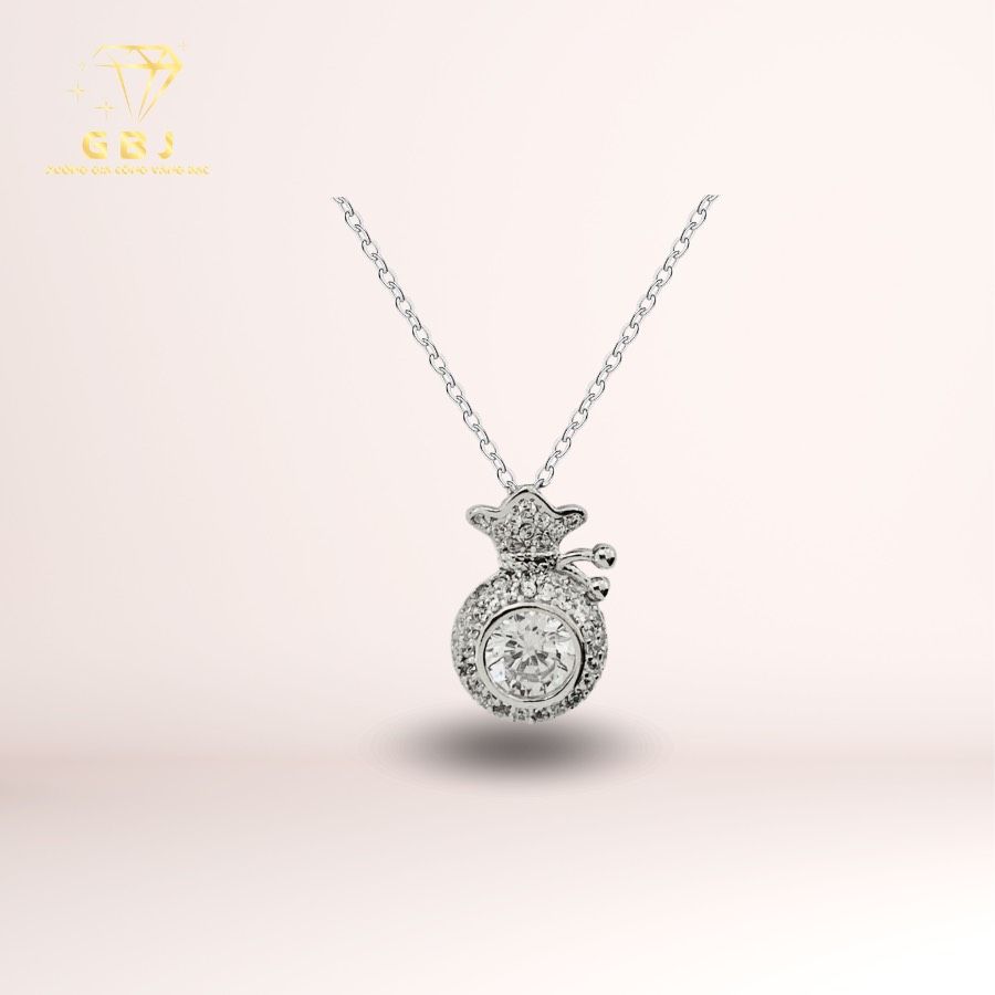 Dây Chuyền LM Túi Tiền H.ạt X.K - GBJ52200 - Gia Bảo Jewelry (Có Xi Kim)