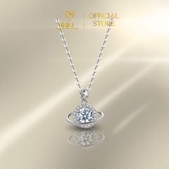 Dây Chuyền LM Tròn Viền Đá Tấm 6Li CZ - GBJ52317- Gia Bảo Jewelry