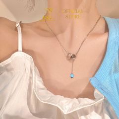 Dây Chuyền Nữ LM Tim Đôi 02 X.K - GBJ52318 - Gia Bảo Jewelry