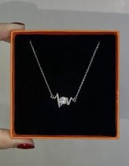 Dây Chuyền Bạc LM Nhịp Tim M.O.I 6li - GBJ53352- Gia Bảo Jewelry