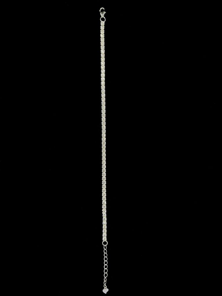 Lắc Tay Tennis Tàn Hình Khoá Tròn - Gia Bảo Jewelry (Có Xi Kim)