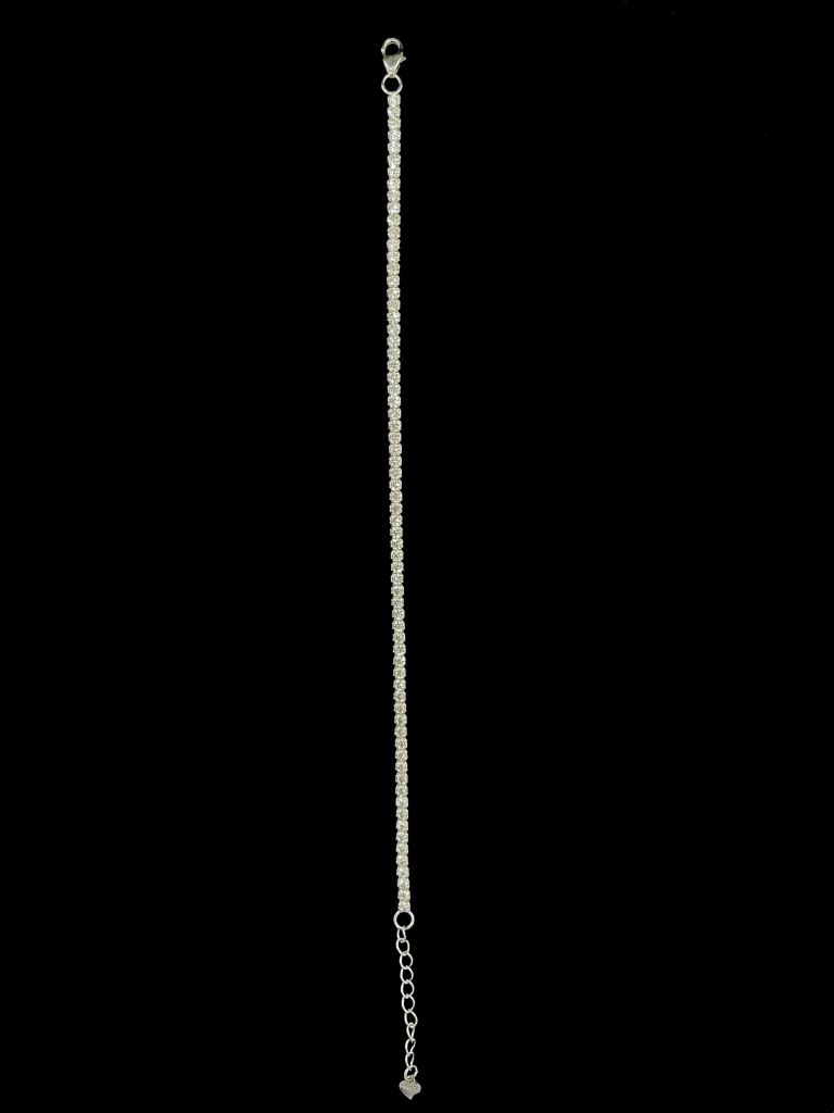 Lắc Tay Tennis Tàn Hình Khoá Tròn - Gia Bảo Jewelry (Có Xi Kim)