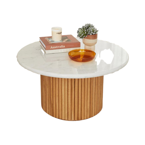  Bàn trà Fluted Crea phong cách hiện đại 