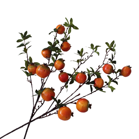  Cành lựu giả trang trí 