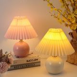  Đèn ngủ để bàn retro Hàn Quốc xếp ly 