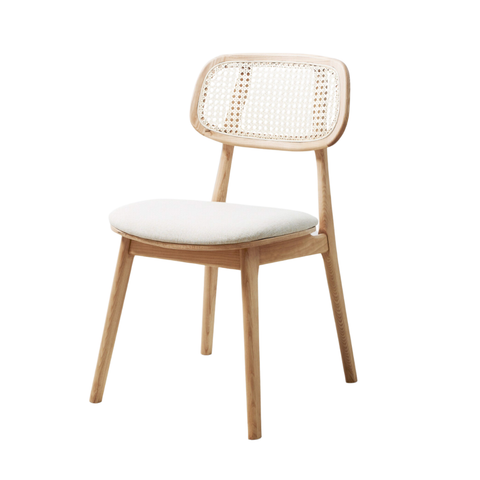  Ghế ăn Abi gỗ đan mây hiện đại 