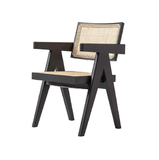  Ghế gỗ đan mây Pierre Jeanneret hiện đại 