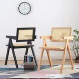  Ghế gỗ đan mây Pierre Jeanneret hiện đại 