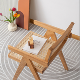  Ghế gỗ đan mây Pierre Jeanneret hiện đại 