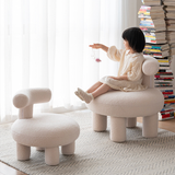  Ghế Noom, ghế chữ T tựa lưng lông cừu cao cấp 