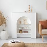  Kệ lò sưởi decor hiện đại 