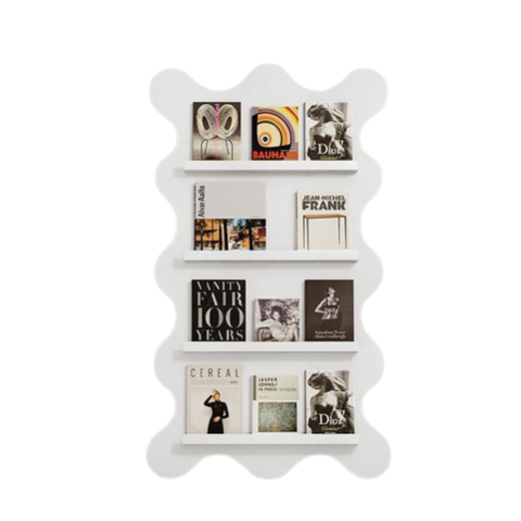  Kệ sách lượn sóng 4 tầng 