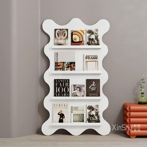  Kệ sách lượn sóng 4 tầng 