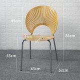 Shell Chair - Ghế ăn, ghế decor thiết kế “vỏ sò” độc đáo 