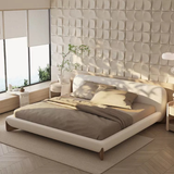  Giường Sochini - Giường ngủ bọc nệm cao cấp phong cách Japandi 