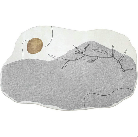  Thảm trải sàn Wabi Sabi tối giản 