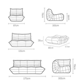  Sofa Togo thư giãn 