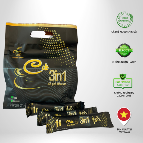  Cà Phê Hoà Tan 3 In 1 - Đen 