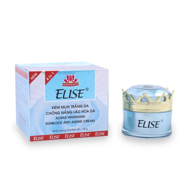[ELISE XANH DƯƠNG] Kem Dưỡng trắng, Ngừa mụn, Ngừa lão hóa da
