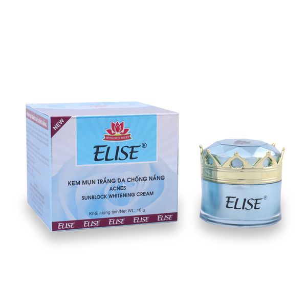 [ELISE XANH DƯƠNG] Kem Dưỡng trắng da, Ngừa mụn