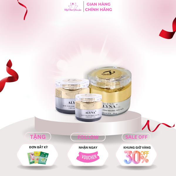 [ALYNA - DÒNG VIP] Kem Ngừa nám, Tàn nhang, Đồi mồi Collagen