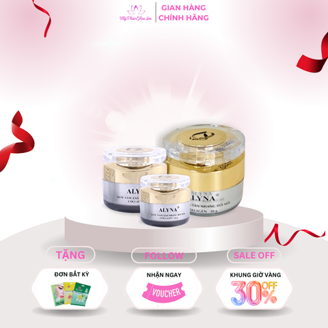 [ALYNA - DÒNG VIP] Kem Ngừa nám, Tàn nhang, Đồi mồi Collagen