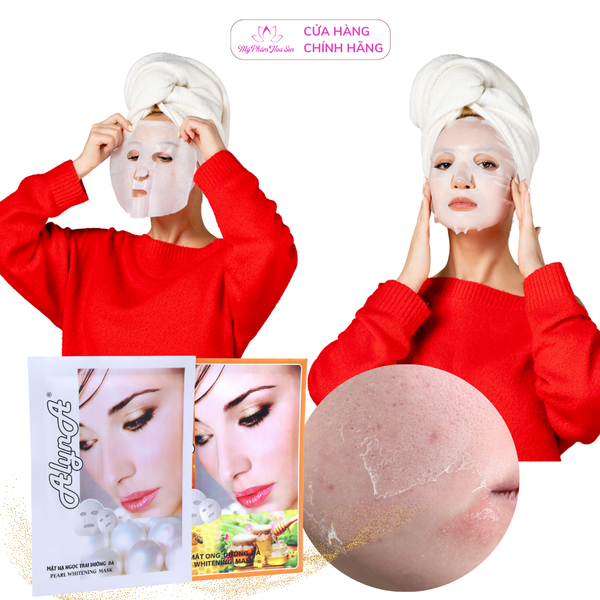 [ALYNA] Mặt nạ Dưỡng trắng, Cấp ẩm, Làm dịu da - 10 miếng