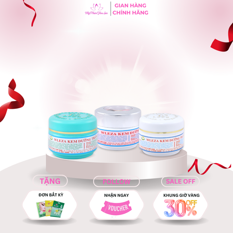 [WLEZA - TRẦN] Kem Dưỡng trắng da, Chống nắng