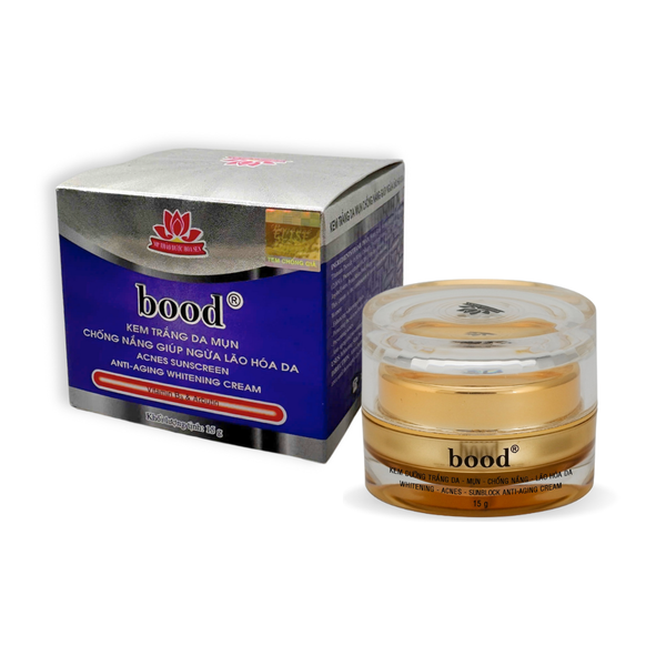 [BOOD - DÒNG THƯỜNG] Kem Dưỡng trắng, Chống nắng, Ngừa mụn, Ngừa lão hóa da