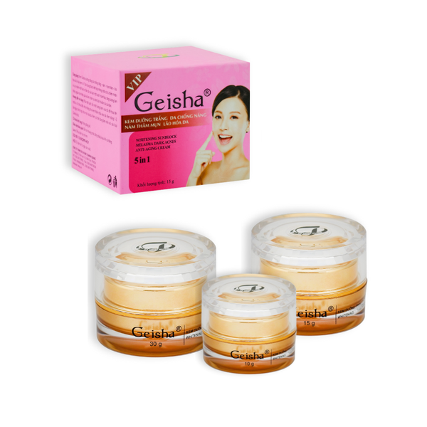 [GEISHA - DÒNG VIP] Kem Dưỡng trắng, Ngừa mụn, Ngừa lão hóa da