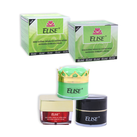 [ELISE XANH LÁ] Kem Dưỡng trắng da, Chống nắng