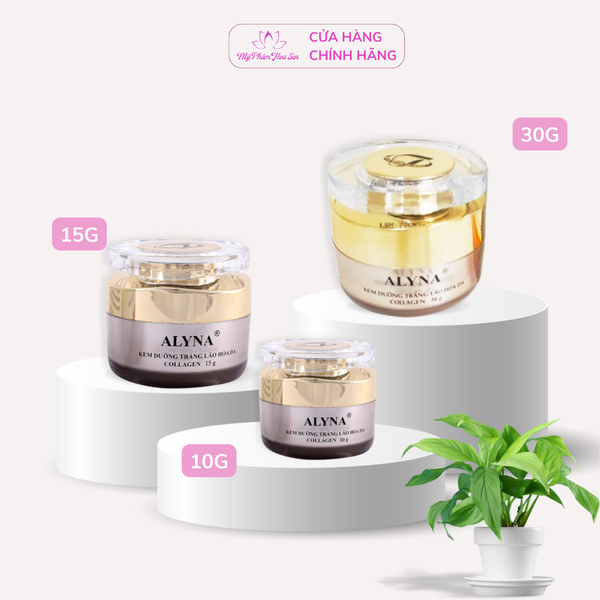 Kem Dưỡng trắng, Ngừa lão hóa da Collagen Alyna Vip