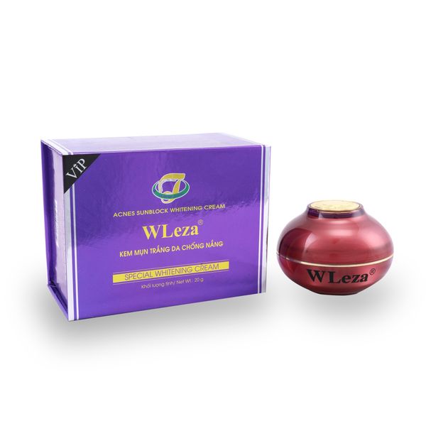 [WLEZA - DÒNG VIP] Kem Dưỡng trắng da, Chống nắng, Ngừa mụn