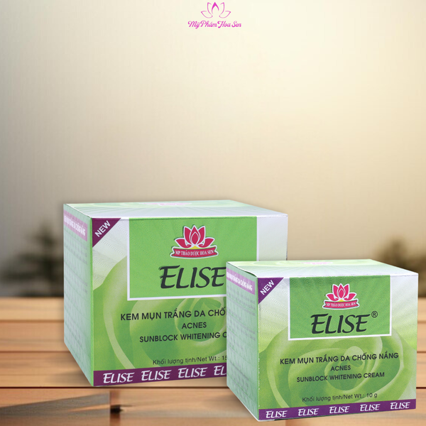[ELISE XANH LÁ] Kem Dưỡng trắng da, Ngừa mụn