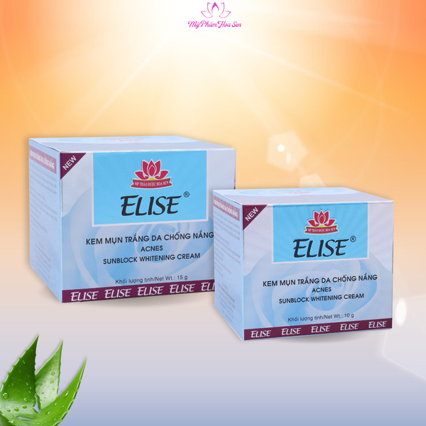 [ELISE XANH DƯƠNG] Kem Dưỡng trắng da, Ngừa mụn