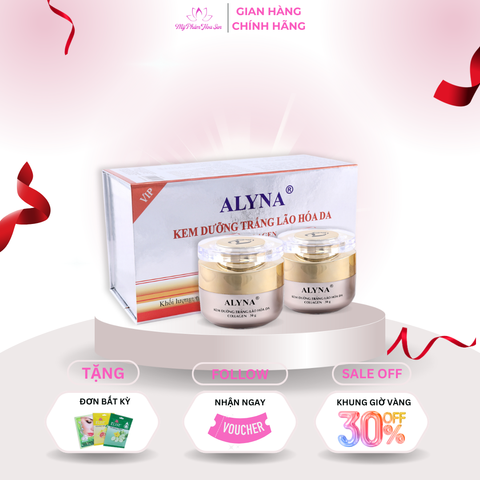 [ALYNA - KEM CẶP] Kem Dưỡng trắng, Ngừa lão hóa da