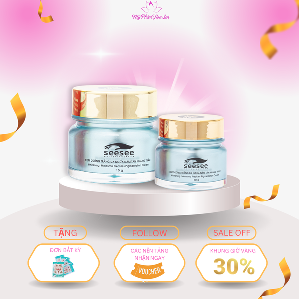 [SEESEE] Kem Dưỡng trắng da, Ngừa nám, Mờ thâm