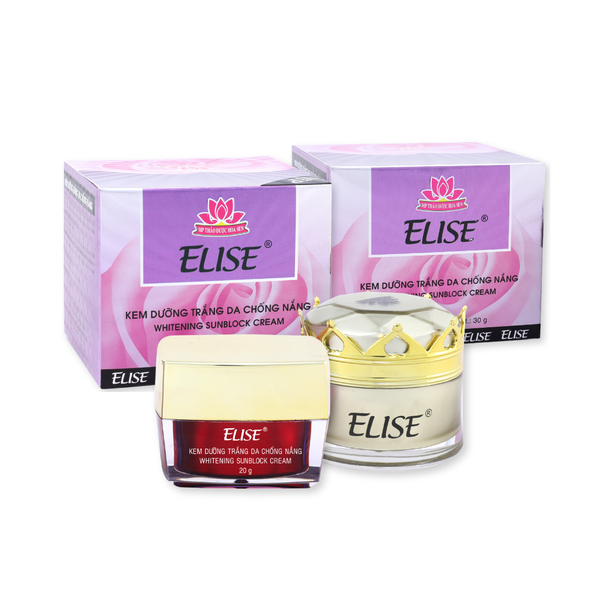 [ELISE TÍM] Kem Dưỡng trắng da, Chống nắng