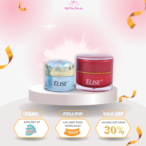 [ELISE XANH DƯƠNG] Kem Dưỡng trắng, Ngừa mụn, Ngừa lão hóa da