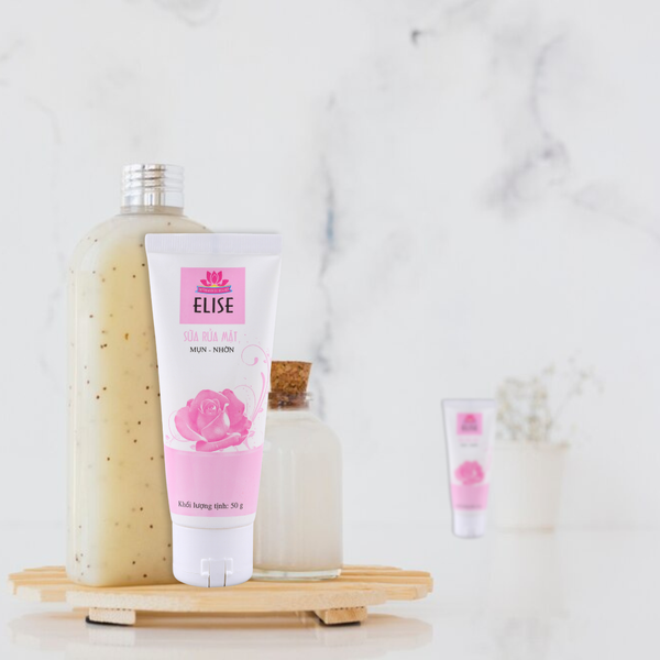 [ELISE] Sữa rửa mặt Kiềm dầu, Ngừa mụn, Giúp da sạch sâu