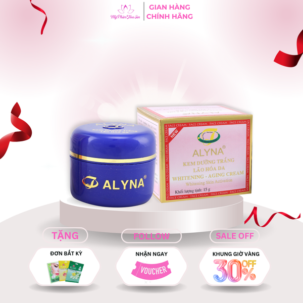 [ALYNA - DÒNG THƯỜNG] Kem Dưỡng trắng, Ngừa lão hóa da