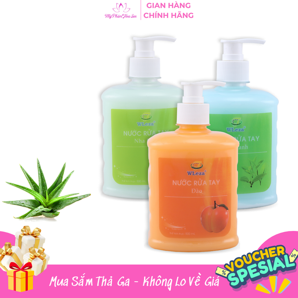 [WLEZA] Nước rửa tay Diệt khuẩn, Khử mùi, Giữ ẩm tay - Nha Đam