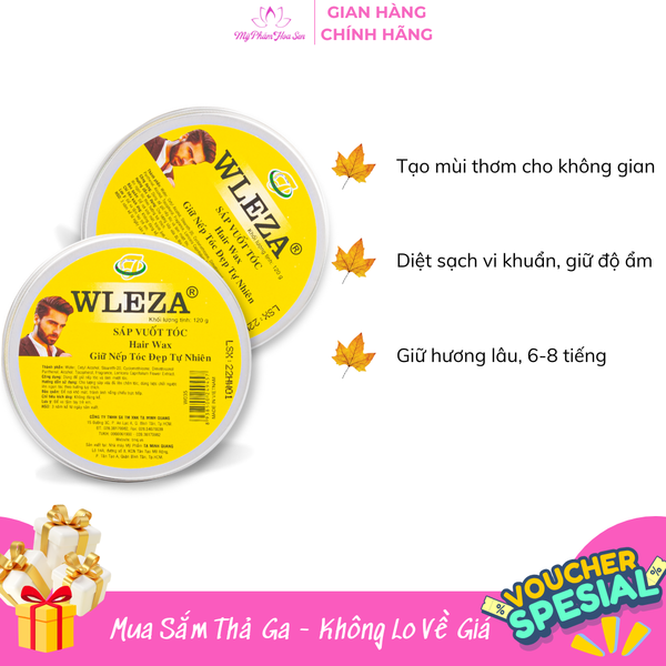 [WLEZA - DÀNH CHO NAM] Sáp tạo kiểu, Giữ nếp tóc