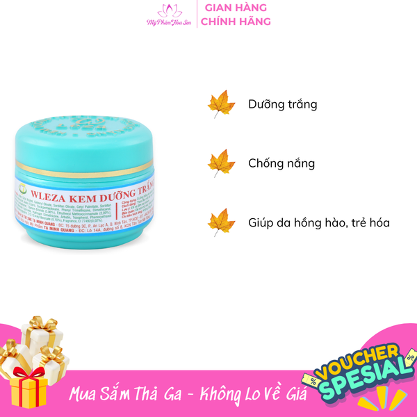 [WLEZA - TRẦN] Kem Dưỡng trắng da, Chống nắng