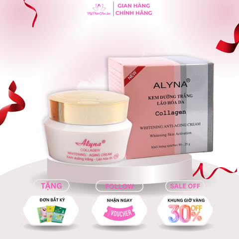 [ALYNA - DÒNG CẢI TIẾN ] Kem Dưỡng trắng, Ngừa lão hóa Collagen