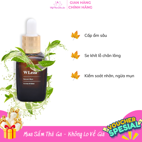 [WLEZA] Serum Cấp ẩm, Ngừa mụn