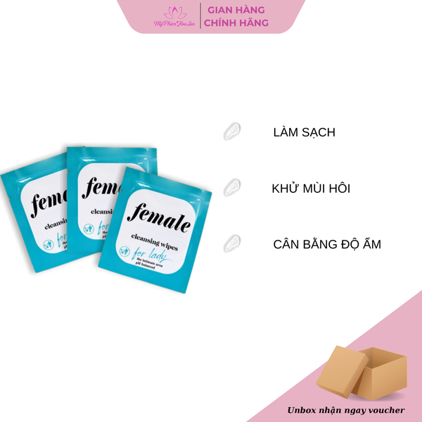 [HOTGIRL] Khăn ướt vệ sinh phụ nữ - Dùng 1 lần
